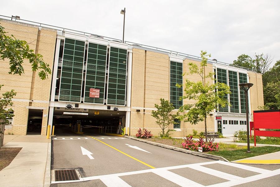 photo of east campus garage